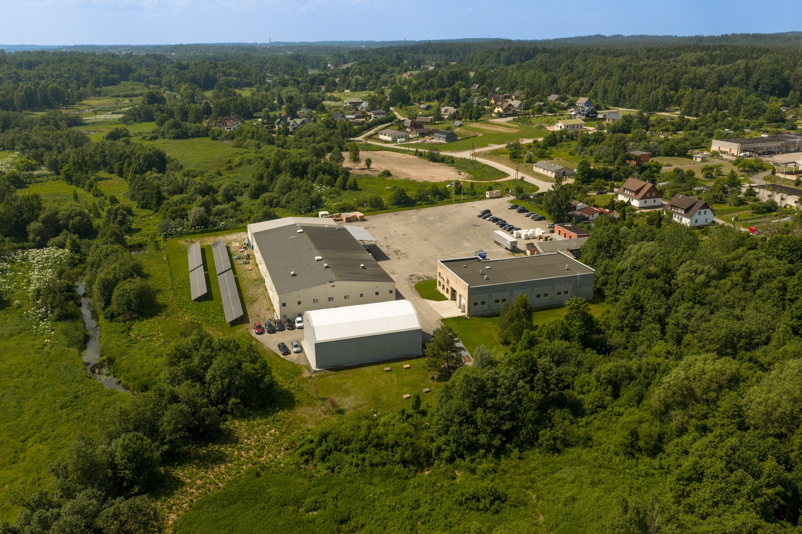 Ražotne no gaisa - gatavās produkcijas zona